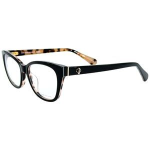 Kate Spade Carolan Womens Plastic Eyeglass Frame 0807 Black 50-17 Spring Hinges